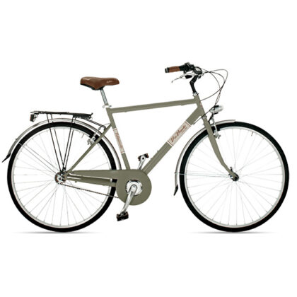 city man bike one speed green